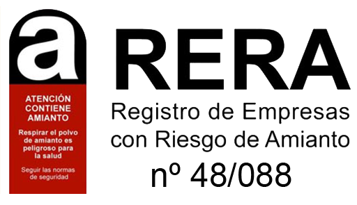 RERA 48/088 Registro de Empresas con Riesgo de Amianto